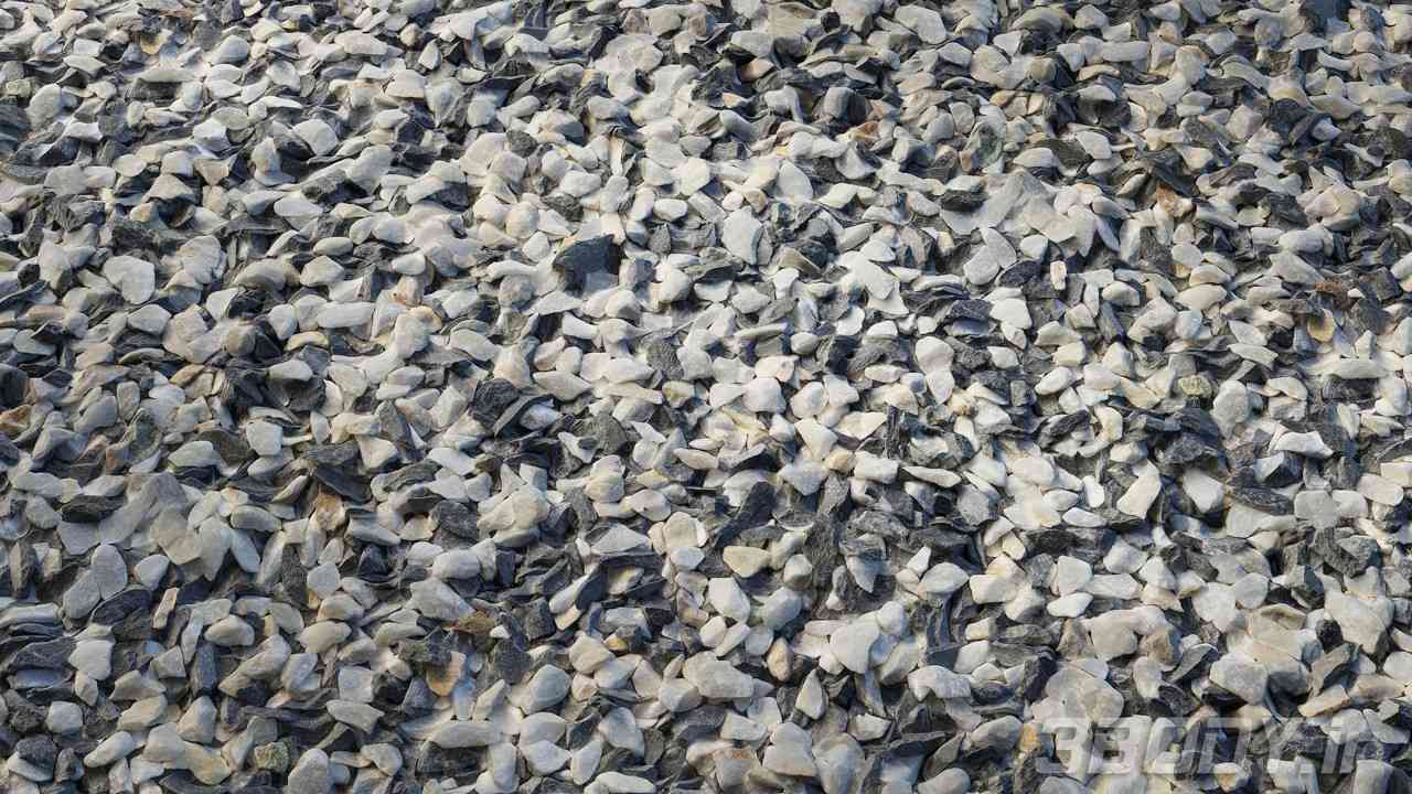 متریال سنگ ریزه تزئینی ground decorative gravel عکس 1